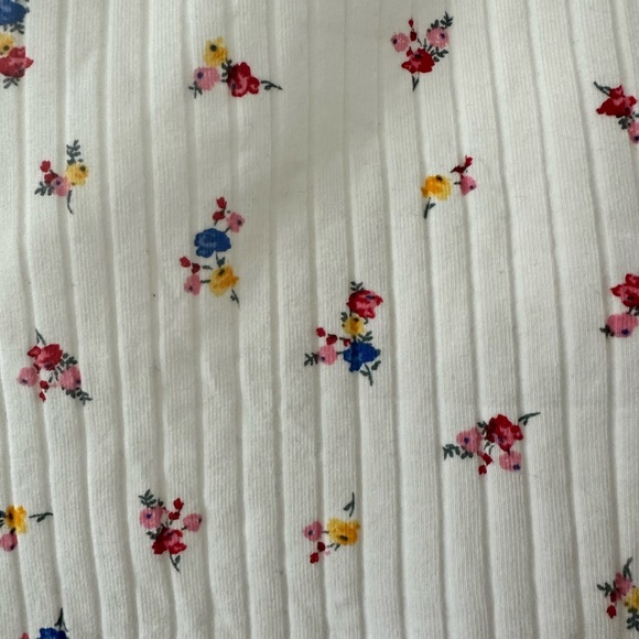 Floral White tank Top - Picture 3 of 5